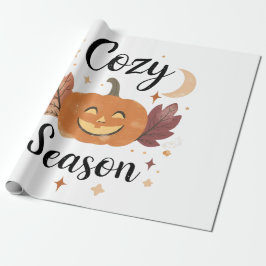Gemütliche Grusel-Saison Geschenkpapier
