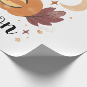 Gemütliche Grusel-Saison Geschenkpapier (Ecke)
