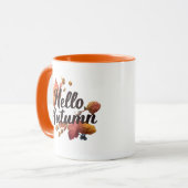 Gemütliche Hallo Herbst Stimmung Tasse (Vorderseite Links)