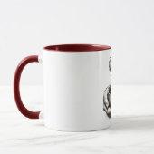 ☕ Gemütliche Hände & Herz Tasse ☕ (Links)