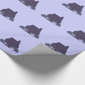 Gemütliche Häuser Geschenkpapier (Ecke)