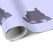 Gemütliche Häuser Geschenkpapier (Rolleneckpunkt)