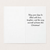 Gemütliche Häuser im Winter (Innenseite Aufgefaltet)