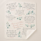 Gemütliche Heilbücher Gebet I Christliches Geschen Sherpadecke (Vorderseite)