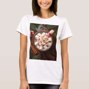 Gemütliche heiße Schokolade mit Marshmallows - Fes T-Shirt