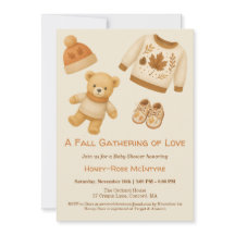 Gemütliche Herbst-Baby-Party | Neutrales Creme & O