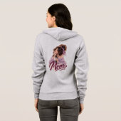 Gemütliche Herbst-Mama-Blumen – Herbstliche Mutter Hoodie (Schwarz voll)