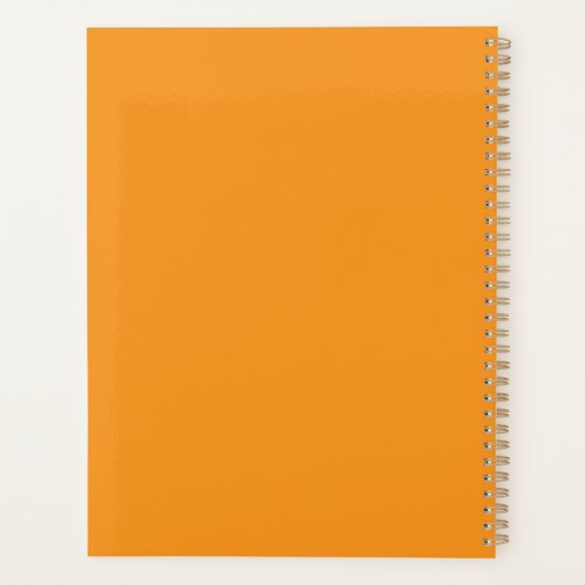 Gemütliche Herbst-Notebook Planer (Rückseite)