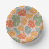 Gemütliche Herbst Pumpkin Papier Teller & Party Li (Vorderseite)