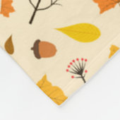 Gemütliche Herbst-Pürternte Fleecedecke (Ecke)