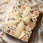 Gemütliche Herbst-Spice-Wrapping Papier Rolle Geschenkpapier