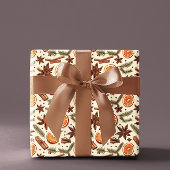 Gemütliche Herbst-Spice-Wrapping Papier Rolle Geschenkpapier