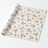 Gemütliche Herbstausgänge Geschenkpapier (Ungerollt)