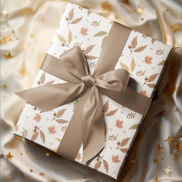 Gemütliche Herbstausgänge Geschenkpapier