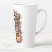 Gemütliche Herbstbibliothek-Kaffeetasse — Buchnisc Milchtasse (Rechts)