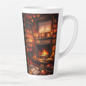 Gemütliche Herbstbibliothek Milchtasse (Rechts)