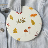 gemütliche Herbstblätter Button (Beispiel)