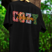 Gemütliche Herbstfarben Karo Herbst Ästhetik T-Shirt
