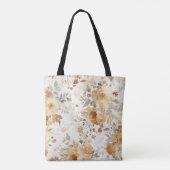 Gemütliche Herbstflorale Botanische Printwerbung Tasche (Rückseite)