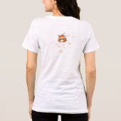 Gemütliche Herbstfox Kinderdusche | "Mama to be" Tri-Blend Shirt (Rückseite)