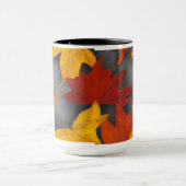 Gemütliche Herbstlaube Tasse (Zentrum)