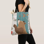 Gemütliche Herbstmomente mit einem Waldbär Tasche (Von Nahem)