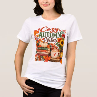 Gemütliche Herbststimmung Herbst T-Shirt Tri-Blend Shirt