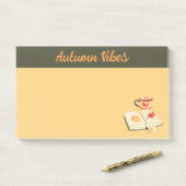 Gemütliche Herbststimmung Post-it Notizen (Auf Schreibtisch)