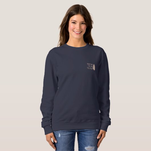 Gemütliche Herbststimmung Sweatshirt (Vorne ganz)