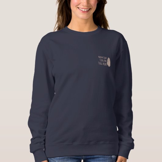 Gemütliche Herbststimmung Sweatshirt (Vorderseite)