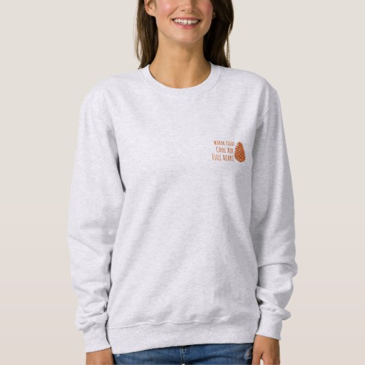 Gemütliche Herbststimmung Sweatshirt (Vorderseite)