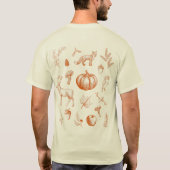 Gemütliche Herbststimmung T-Shirt (Rückseite)