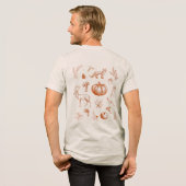 Gemütliche Herbststimmung Tri-Blend Shirt (Rückseite voll)