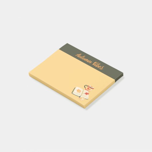 Gemütliche Herbstüberblicke Postit Notizen (angewinkelt)