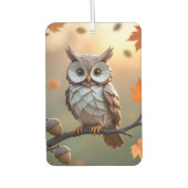 Gemütliche Herbsturmvogel Autolufterfrischer (Vorderseite)