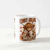 Gemütliche Highland-Cow-Stimmung Kaffeetasse (VorderseiteRechts)