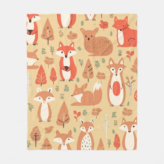 Gemütliche Holzfreunde 2 Fleecedecke (Vorderseite)
