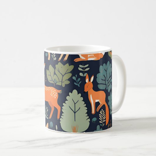 Gemütliche Holzfreunde Kaffeetasse (VorderseiteRechts)