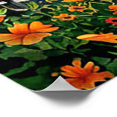 Gemütliche Holzhütte Poster (Ecke)