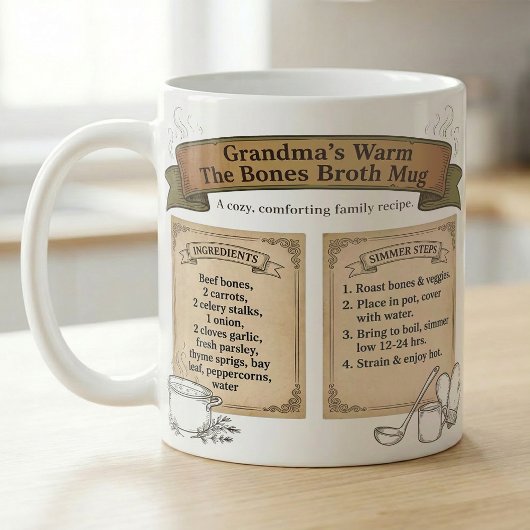 Gemütliche Hühnerbrühe Oma Rezept Kaffeetasse