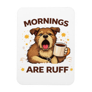 Gemütliche Hunderillustration Magnet