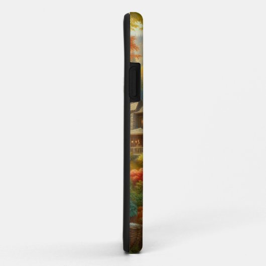 Gemütliche Hütte im Wald Case-Mate iPhone Hülle (Hinten/Rechts)