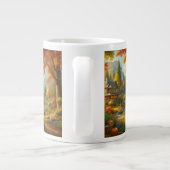 Gemütliche Hütte im Wald Jumbo-Tasse (Rückseite)