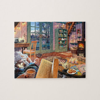 Gemütliche Hütte Jigsaw Puzzle