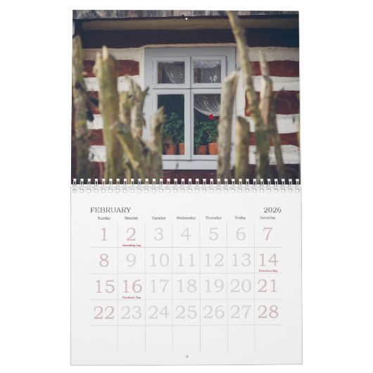 Gemütliche Hütte mit Garten Kalender (Feb 2026)