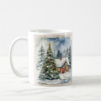 Gemütliche Hütte und Tasse