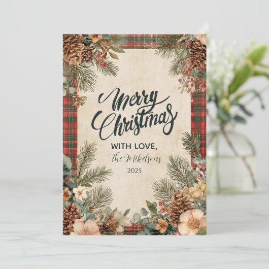 Gemütliche Hütte Weihnachten (Stehend Vorderseite)