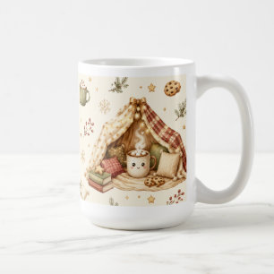 Gemütliche Hygge-Decken-Fort-Heiße-Schokolade-Tass Kaffeetasse