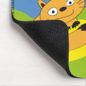 Gemütliche Introvertierte Katzen-Sonnenstrahl-Humo Mousepad (Ecke)