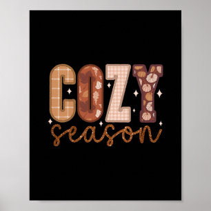 Gemütliche Jahreszeit Kürbis Herbst Herbst Ihr all Poster